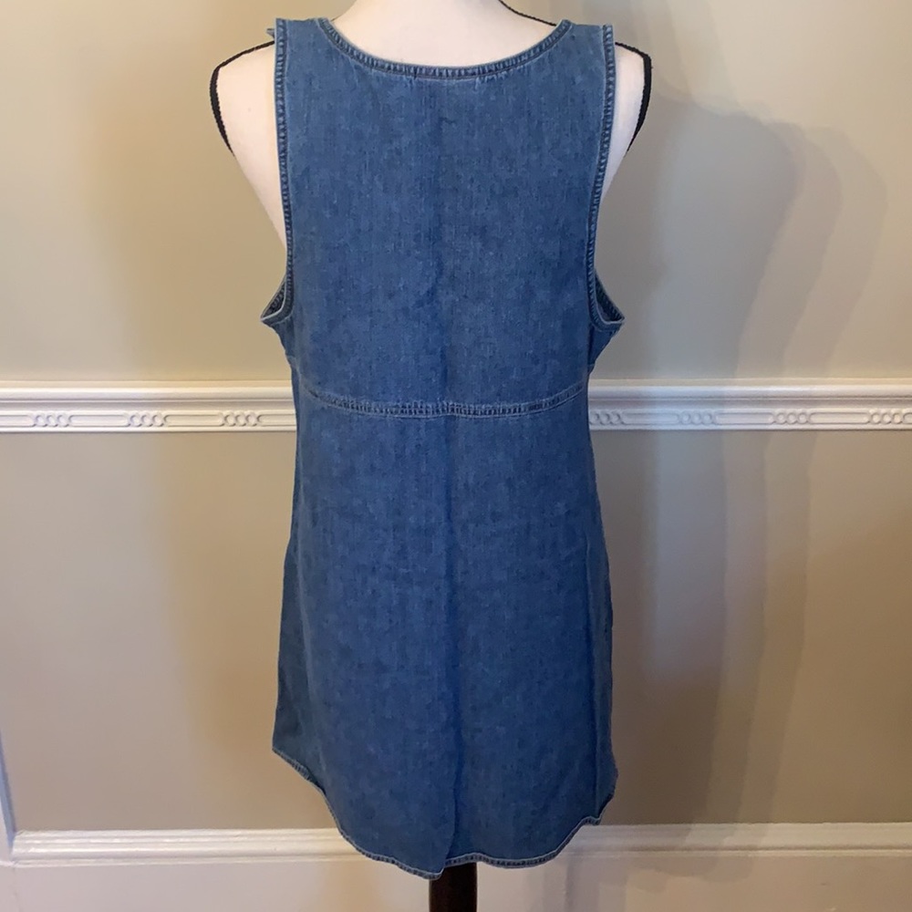 Vintage Liz Claiborne Jean Dress. Size M - Picture 3 of 4